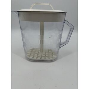 Pampered Chef Quick Stir Pitcher #2275 Family Size 1-Gallon Checkerboard USA